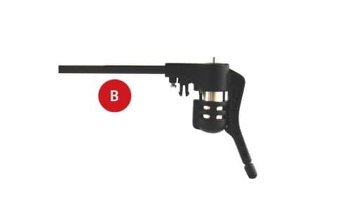 extreme fliers microdrone 3.0, back left motor arm, modular