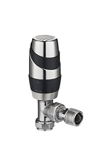 Terrier 632320 Anthracite Valve with 15 mm Chrome Angle Bodied Valve