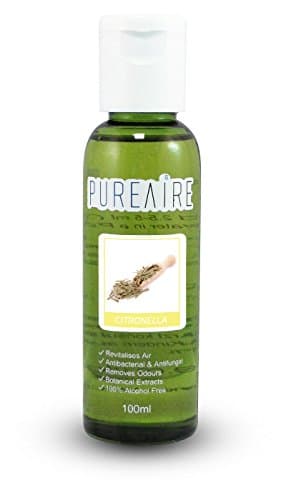 PureAireEssential Oil Blend Citronella 100ml Essential Oils for Diffusers for Home Aroma Essence for Diffusers Air Purifiers Aromatherapy Relaxation Botanical Extracts Water Soluble Fragrance