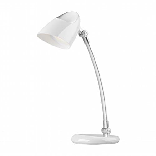 light Led Desk Lamp Learning Student Desk Bedroom Bedside Dormitory Bedroom Energy Saving Reading Lights,White