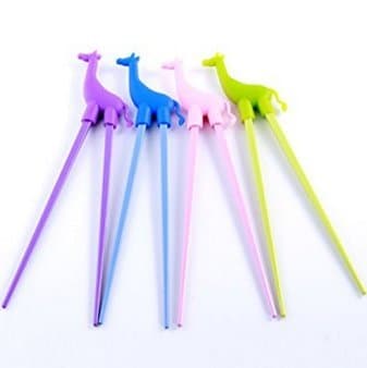 Children Kids Training Helper Learning Beginner Chopsticks Cute Animal Shape