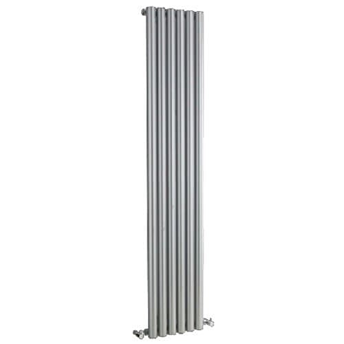 Bathroom Supastore Hudson Reed Savy Single Panel Designer Radiator Silver 1800 x 354