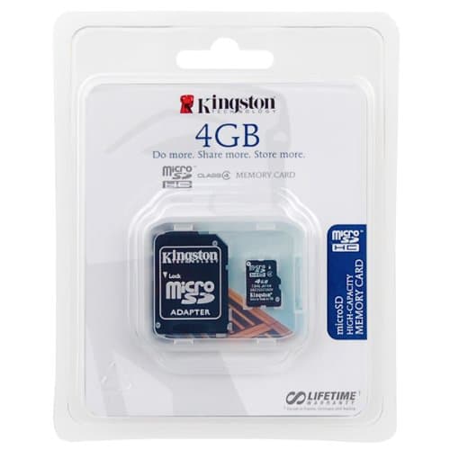 4GB Kingston Micro SD Memory Card for Acer Stream/Liquid Metal/S100/Express