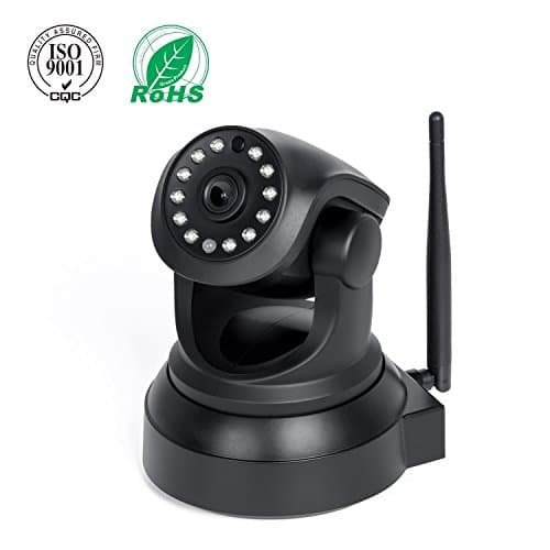 IP Camera, Elebor 720P Full HD Home Security WiFi Cameras, Baby Video Monitor With Remote Motion Detect Alert, Two-Way Audio Black ¡­