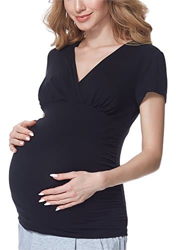 Bellivalini Women's Maternity Shirt with Nursing Function BLV50-123