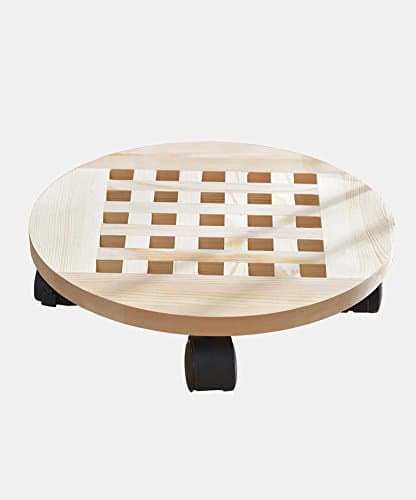 Non-Slip Yoga Mat --- Solid Wood Mobile Flower Rack Floor Type Flowerpot Rack Living Room Balcony Bedroom Study Pulley Flower Shelf --- natural rubber yoga mat, for Exercise / Pilate ( Color : C )