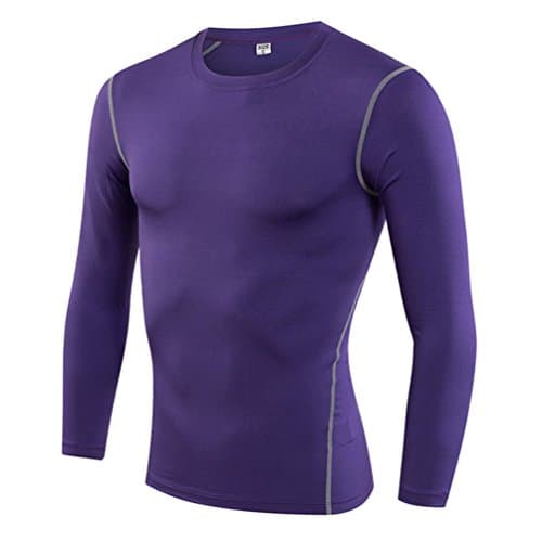 TieNew Mens Fast Dry Compression Base Layers/Baselayer Top Long Sleeve Under Shirt - Crew Neck,Mens &amp; Boys Pro Performance Sport Compression Base Layer Top T-Shirts