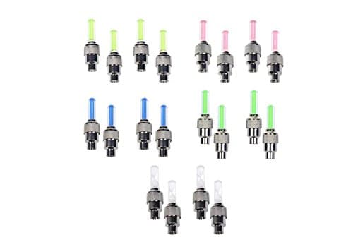 Colorful LED Automatic change color Flash Tyre Wheel Valve Cap Light for Car Bike bicycle Motorbicycle Wheel Light Tire Light