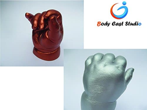 Baby 3D Casting Kit "TWO COLOUR SET" | Hand &amp; Footprint | Choose your two favorite colours (Silver+Copper)