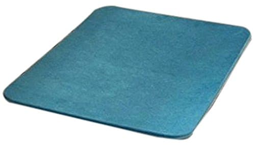 AURORA RAINBOW Earth Bath Mat, Fast Self-Drying, Low Maintenance, Trendy, Natural, Amazing Water Absorbent, Solid Plate, Blue