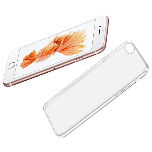 zenmo Crystal Clear Soft Gel TPU Bumper Case for iPhone 6s & iPhone 6 (4.7 Inch) with Drop Protection