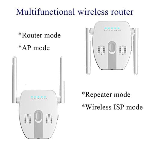WIFI amplifier Range Extender AP Router Signal Booster Network Adapter Integrated Dual Antennas Plug and Play Bridge -300Mbps(Four modes)