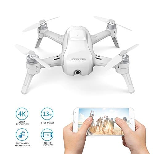 Koeoep 13MP 4K HD Breeze Flying Camera GPS Visual Positioning Selfie Pocket Drone Safe to Fly Indoor and Outdoor