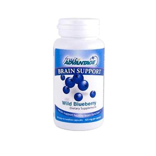 Brain Support, Wild Blueberry, 425 mg, 60 Capsules