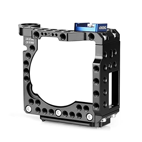 VOKINGVK a6500C Camera Video Stabilizer Cage for Sony ILCE alpha A6500 A6300 A6000 (VK A6500C)