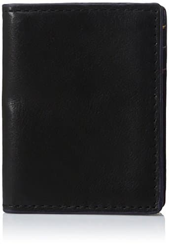 Tallia Men's Mitchell Folded Card Case, black/Multi, One Size
