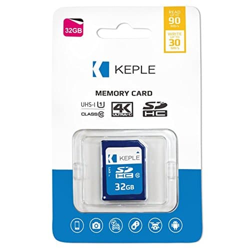 Keple32GB SD Memory Card High Speed Class 10 SD Card Compatible with Nikon Coolpix L32, L31, L840, L320, L830 SLR Digital Camera | 32 GB SDCard UHS-1 U1 SDHC Card