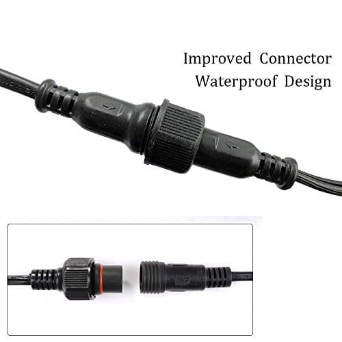 Waterproof Extension Cable for G40 Clear Globe String Lights(3m)