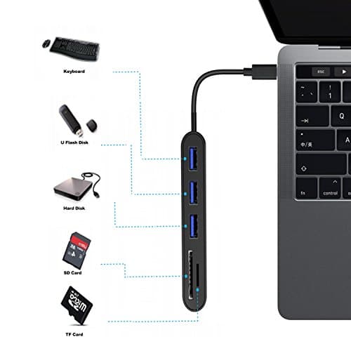 USB Type C Hub; USB Type C To SD TF USB Type C To TF; USB Type C To USB 3.0 x 3; USB 3.1 (Type C) To SD TF; ultra high speed USB 3.1 to USB 3.0; support USB C port device such as MacBook / ChromeBook Pixel (SD/TF card)