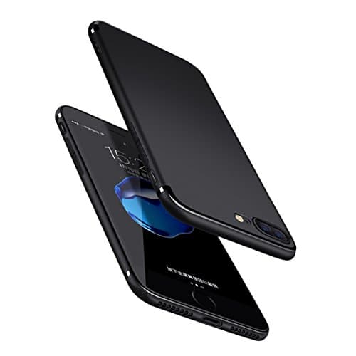 Ontseev® iPhone 8 Plus Case iPhone 7 Plus Ultra Thin and Lightweight Silicone Full Protective Case Matt Flexible Soft TPU Bumper Cover (5.5 inch)