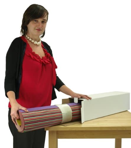 Giant Koloroll - Assorted Coloured Construction Paper Roll 50 Sheets (609mm x 914mm) in a Sturdy Storage Box - Ideal for Model Making, Collage, Display, Card Making, Scrapbooking and many other Craft Activities