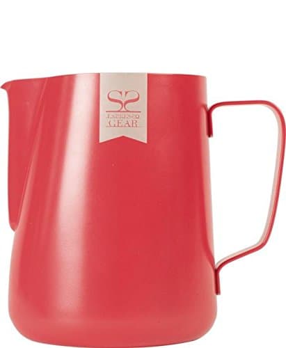 Espresso Gear Teflon Foaming Jug (350ml) - Red
