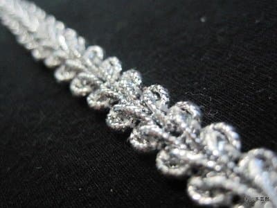 h1919 1 Handicraft blade (silver color) Width 0.8 cm x length 0.5 m Winding