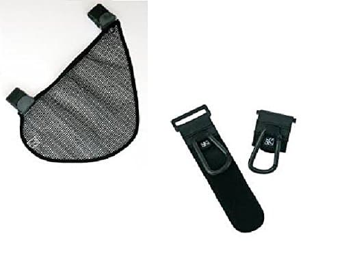 JL CHILDRESS BUNDLE - STROLLER CARGO NET AND STROLLER HOOKS - 2 ITEMS SUPPLIED