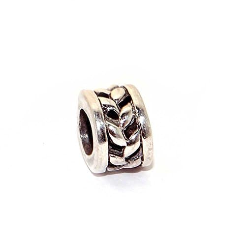 Charm 925 Sterling Silver barrel shape for Charm Bracelets Type Pandora, Chamilia, Biagi, Swarovski, Missy Jewels. Trinket Dije Separator Spacer 925 silver Charm