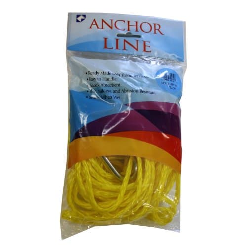 Unicord Anchor Line Hollow Polyester Braid Rope (1/4-Inch X50 Foot)