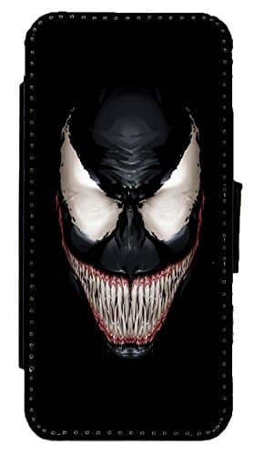 MARVEL DC Inspired Leather Flip Phone Case Wallet Cover for iPhone &amp; Samsung (Samsung Galaxy S7 Edge)