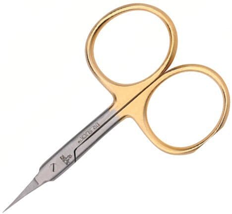 Dr Slick Gold Loop Fly Tying Scissors Micro-Point Straight Scissors 3.5 inches