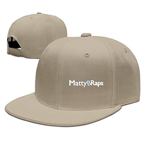 Facsea Runy Custom Matty B Raps Adjustable Baseball Hat &amp; Cap Natural