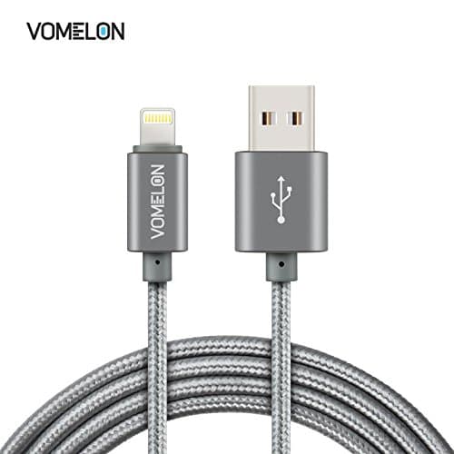 iPhone 6 Cable (6 Feet) [3 Pack], V0MEL0N High Speed Data Cable Durable NylonFiber Braided Cable Cord for iPhone 5 5S 5C 6 7 iPod Touch 6