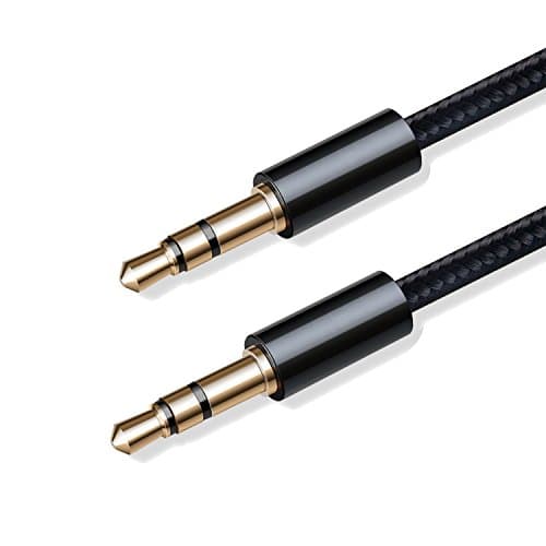 3.5mm Premium Auxiliary Audio Cable( 1.2m) AUX Cable Male to Male Stereo Extension Cable Cord for Headphones, iPods, iPhones, Home / Car Stereos, Computer, MP3 Players and more