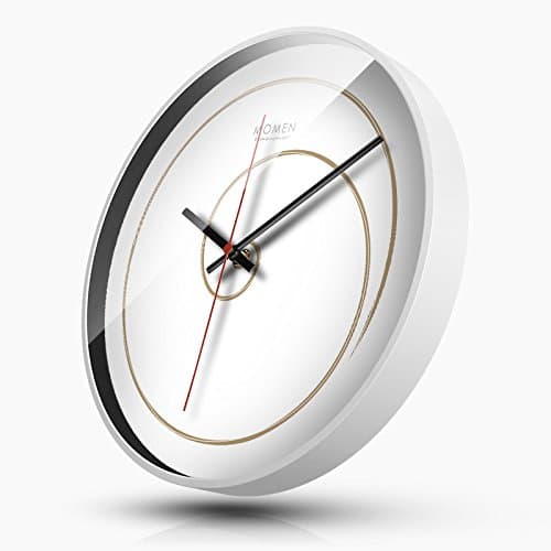 Breguht The Living Room Wall Clock Clock Clock Watch Creative Personality Mute Quartz Clock Multidimensional Space Minkowski Space Black Box,14 Inches (35Cm),The Fibonacci Spiral White Boxmodern Decoration, Classic, Durable, Retro, Simple And Simple Home Fashion Quality Assurance