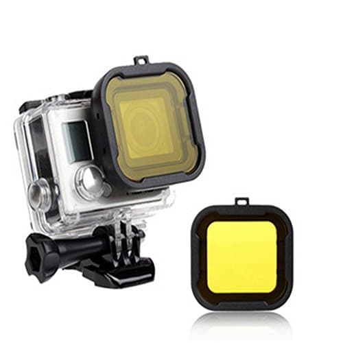 Eink Scuba Dive Red Filter for Gopro Hero 4 Black, Silver and Hero3+ Standard Housing - Blue Water