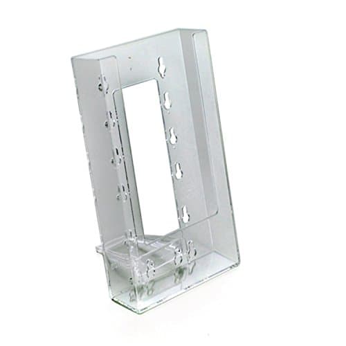 ClipLock 1/3rd A4 Top/Wall Mount Trifold Leaflet Holder Counter - Clear (Pack of 10)
