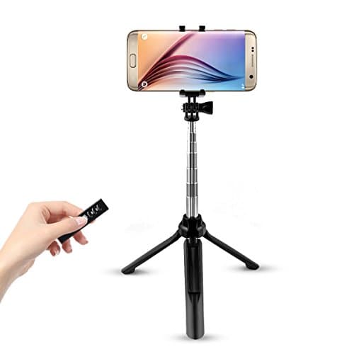 Cyber Cart Bluetooth Selfie Stick with Remote Shutter and Tripod Stand, 270 Degree