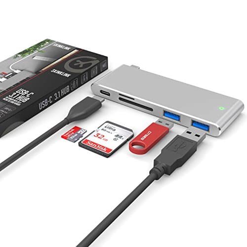 MacBook Pro Type C USB-C Port Hub Adapter Type-C With Charging Port