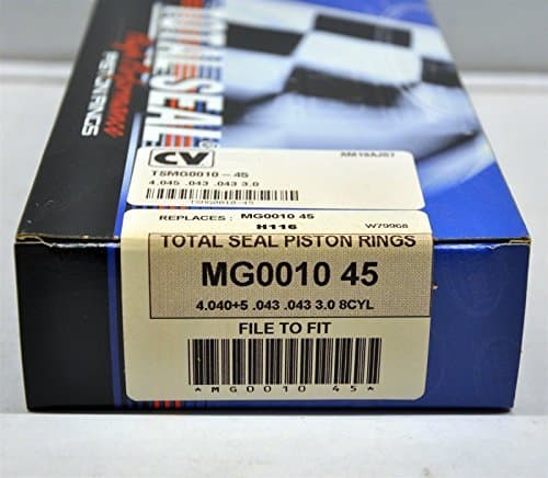 Total Seal MG0010-45 Piston Ring Set 4.045 Gapls Top .043 .043 3.0m