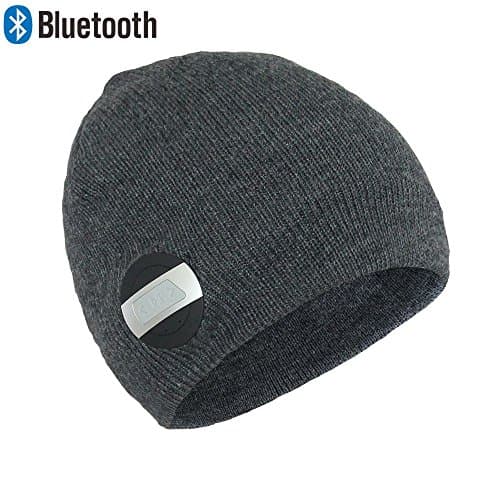 Zibaar Bluetooth Beanie Bluetooth Hat Bluetooth Beanie Hat Wireless Headphone Hat Beanie Headset with Removable Bluetooth V4.1 Stereo Bluetooth Headphone Compatible with Smart Phones for Men Women