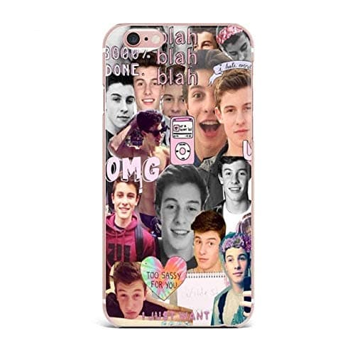 Singer Shawn Mendes iPhone 6 Plus Case Cute Face Shawn Mendes iPhone 6s Plus Back Cover Celebrity Pop Hiphop Music Artist iPhone 6+/6s+ Skin Protective Case Stylish Fashion Slim Soft TPU, Boys Girls
