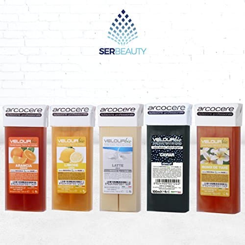 5 x Wax Roll On Cartridges 100 Ml Different/High Quality/Roll-On Wax for Hair Removal