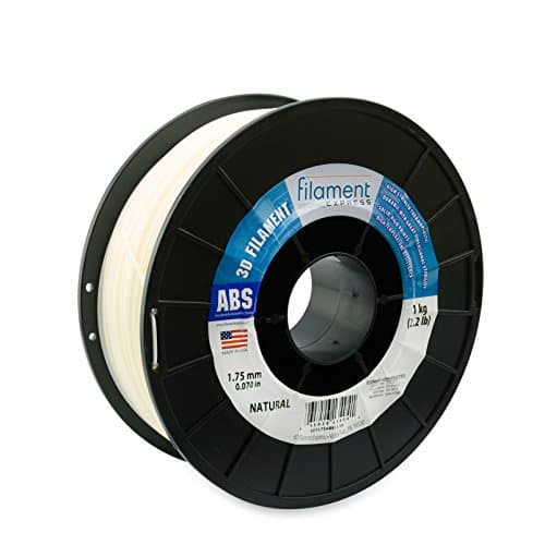 Filament Express 3DT175ABS11-01 ABS 3D Printer Filament, Spool, 1.75 mm Diameter, Natural