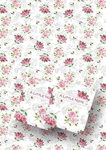 Jodds Luxury Rose Chintz Gift Wrap - 2 sheets with matching mini card gift tags
