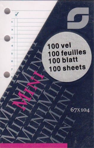 Succes MINI TO DO Task White 100 Sheets A8 Timer Liners Notepaper XM11