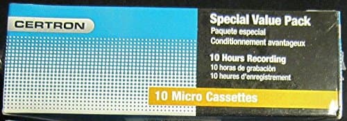 Certron MC60 Micro Cassettes / Dictation Cassette x 10