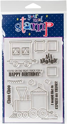 Your Next Stamp Clear Stamps 4"X6"-All Aboard