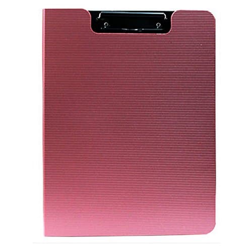 Btopllc 1 Piece High-grade Writing Conference Folder A4 PP Foam Splint Information Folder Resume Splint Wine-Red Color